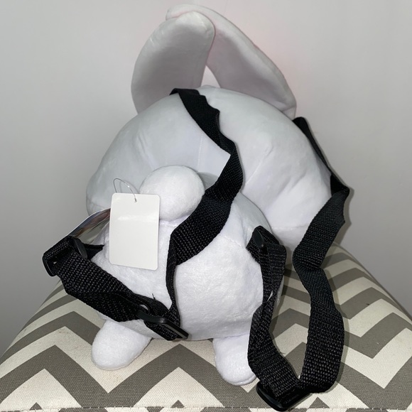 NWT! Secret Life of Pets Snowball Plush White Rabbit 14" Stuffed Animal Backpack - Picture 9 of 9